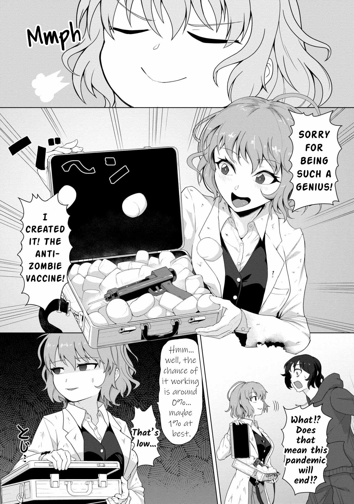Ore no vaccine dake ga zonbika shita sekai o sukueru Chapter 1 Kissmanga